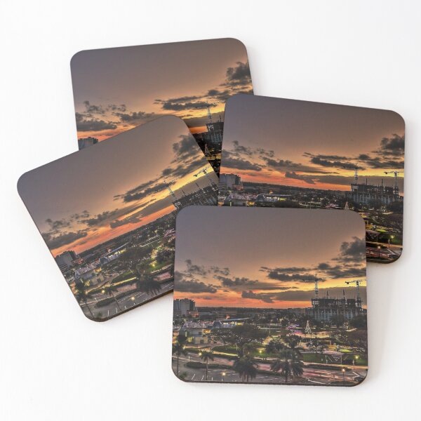 Item preview, HDR Colorful City Dusk Grunge designed and sold by BlauesSternWolf.