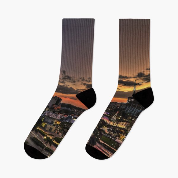 Item preview, HDR Colorful City Dusk Grunge designed and sold by BlauesSternWolf.