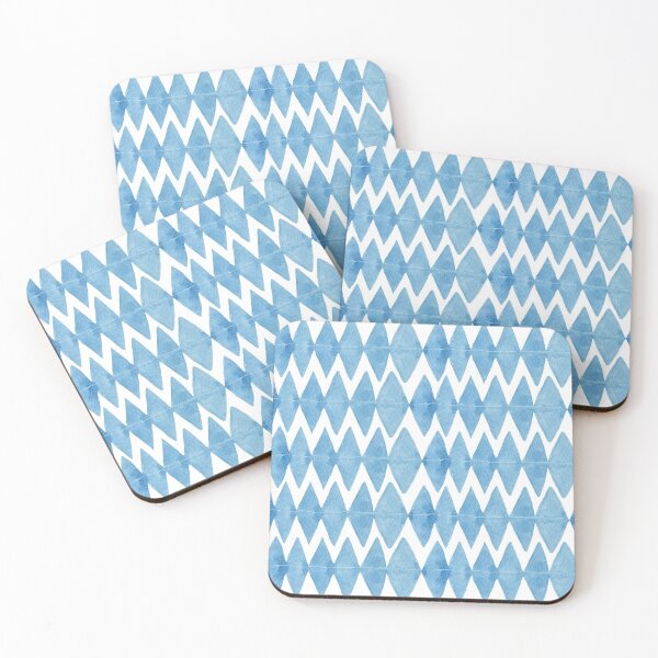 Item preview, rhombus pattern, blue rhombus, geometric figure designed and sold by angelescar.