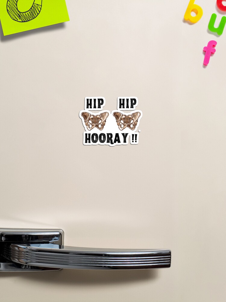 Hip Hip Hooray Magnet for Sale by ronaldsonou