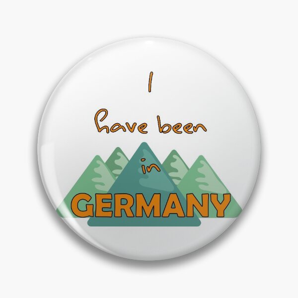 Item preview, I have been in Germany , drawing of a mountanis and yellow text designed and sold by Martapp.