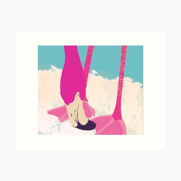 Dushi Flamingo Art Print