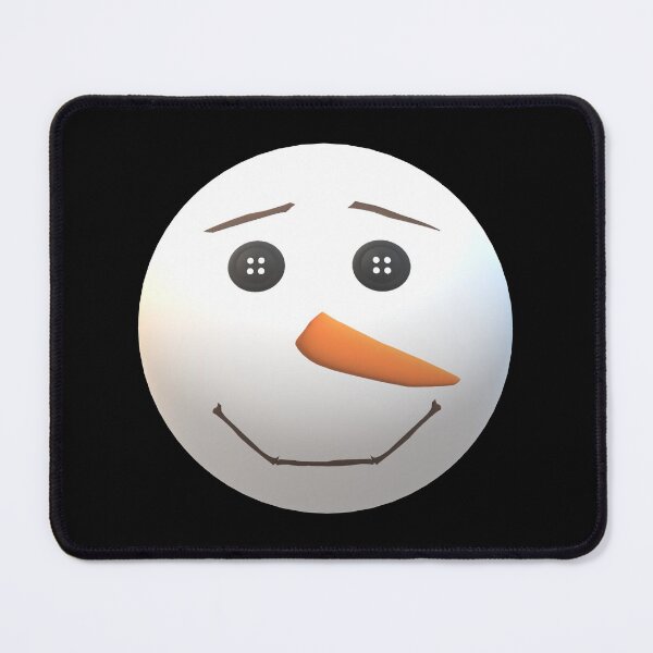 Item preview, Happy Snowman Face (Black Background) designed and sold by ArtByLM.