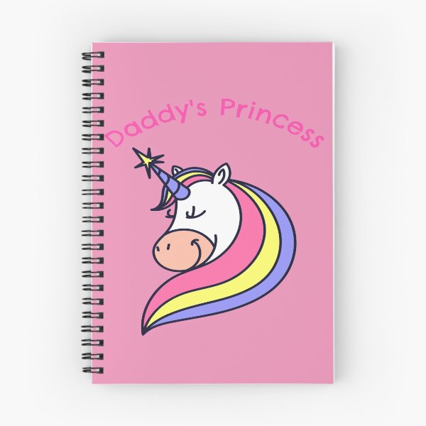 Item preview, Daddy's Princess Cute Rainbow Hair Unicorn designed and sold by LMcDs.