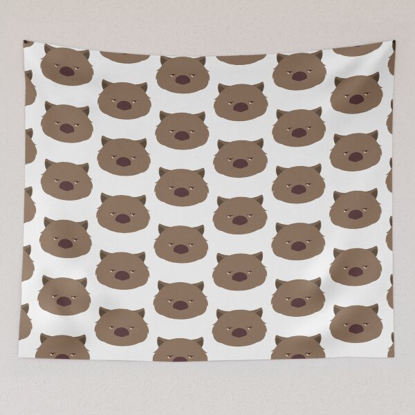 Item preview, Very angry WOMBAT FACE designed and sold by jazzydevil.