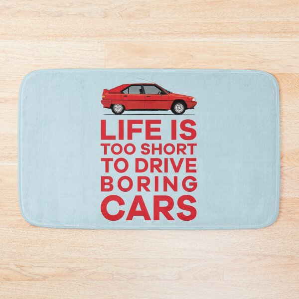 Item preview, Life is too short to drive boring cars - BX - red - sw designed and sold by knappidesign.