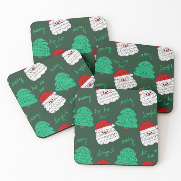 Item preview, Christmas pop toys, Santa pop push toy Christmas print designed and sold by FreckledBliss.