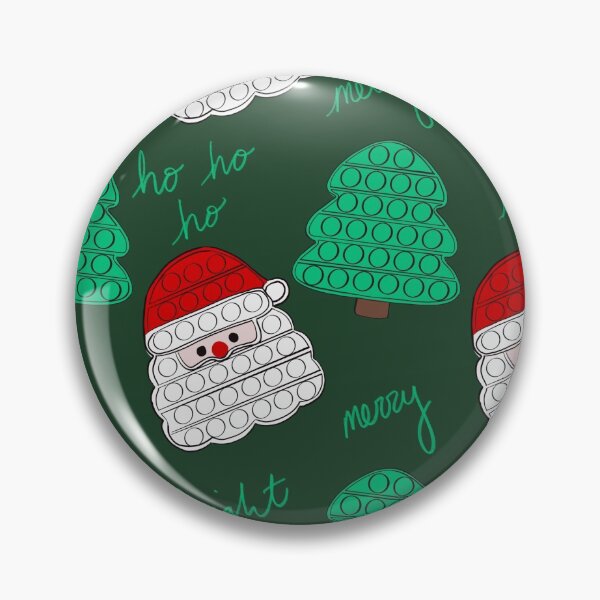 Item preview, Christmas pop toys, Santa pop push toy Christmas print designed and sold by FreckledBliss.