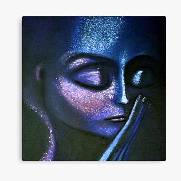 Jll in Blue and Pink Canvas Print
