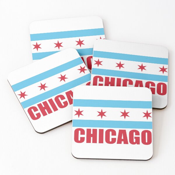 Item preview, Chicago Flag design designed and sold by BearDownDesigns.