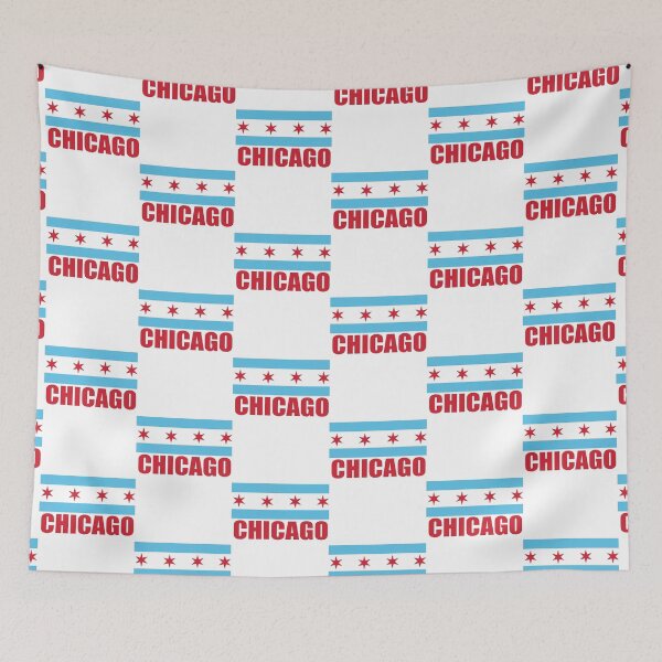 Item preview, Chicago Flag design designed and sold by BearDownDesigns.