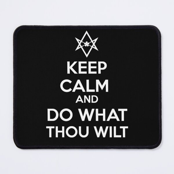 Item preview,  Keep Calm And Do What Thou Wilt designed and sold by artpirate.