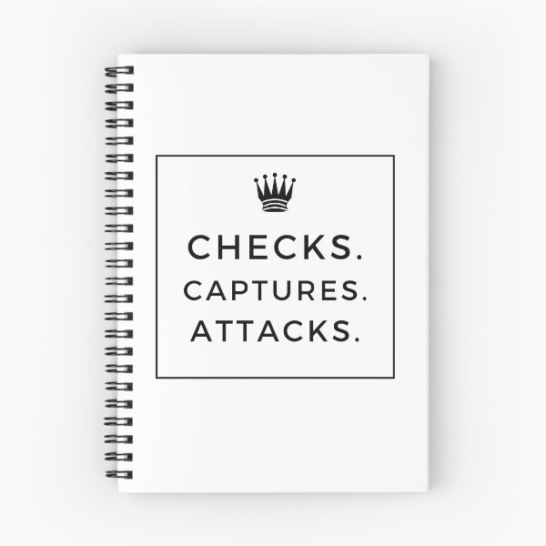 Item preview, Checks Captures Attacks - Chess designed and sold by Trixtee.