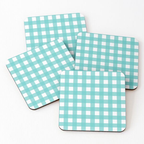 Item preview, Teal Gingham Pattern designed and sold by Pr1ncessM.
