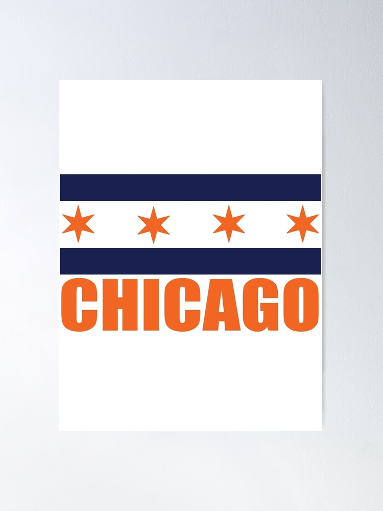 Chicago Cubs Vintage Style Travel Poster Personalize With a 