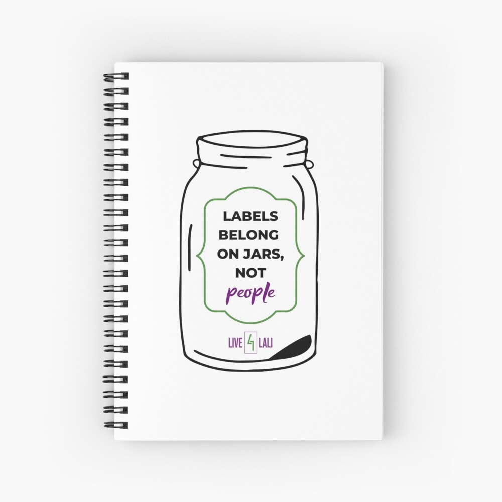 Item preview, Spiral Notebook designed and sold by Live4Lali.