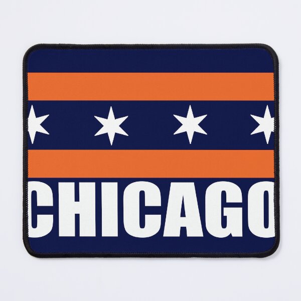 Item preview, Chicago Flag design - Bears colors - Orange and White designed and sold by BearDownDesigns.