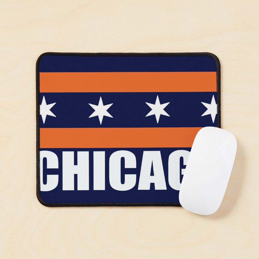 Chicago Flag design - Bears colors Poster for Sale by BearDownDesigns