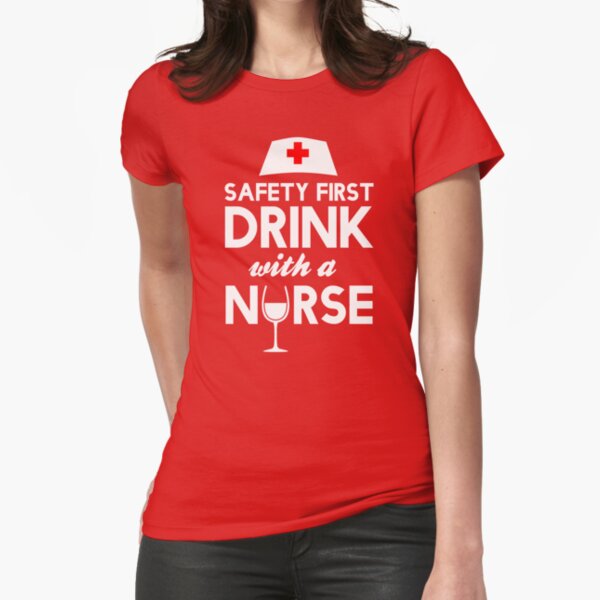 Nurse St Patricks Day Cute Slogan RN LPN LVN Nursing Baseball Sleeve Shirt
