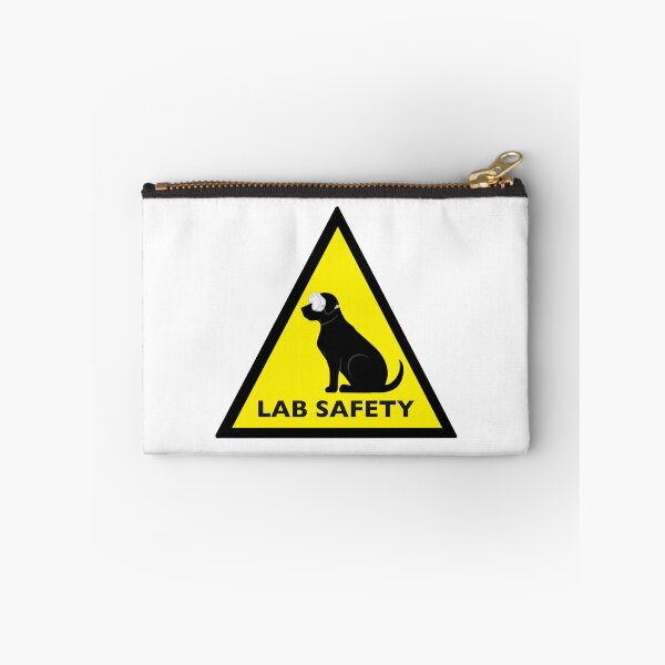 Item preview, Lab Safety Sign Black Labrador Retriever  designed and sold by gracecotton99.