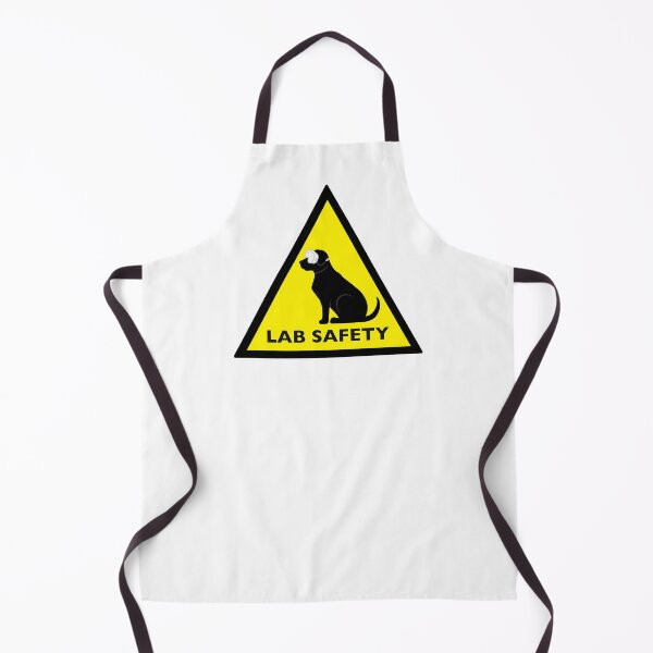 Item preview, Lab Safety Sign Black Labrador Retriever designed and sold by gracecotton99.