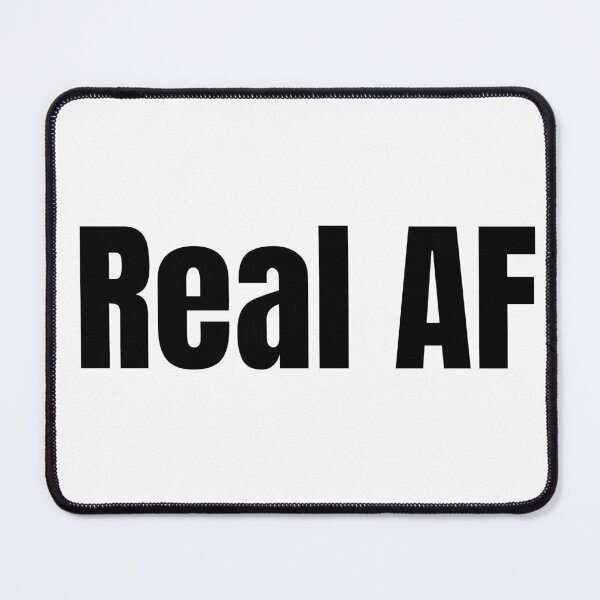 Item preview, Real AF bold letter font designed and sold by billionairebrnd.