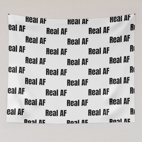 Item preview, Real AF bold letter font  designed and sold by billionairebrnd.