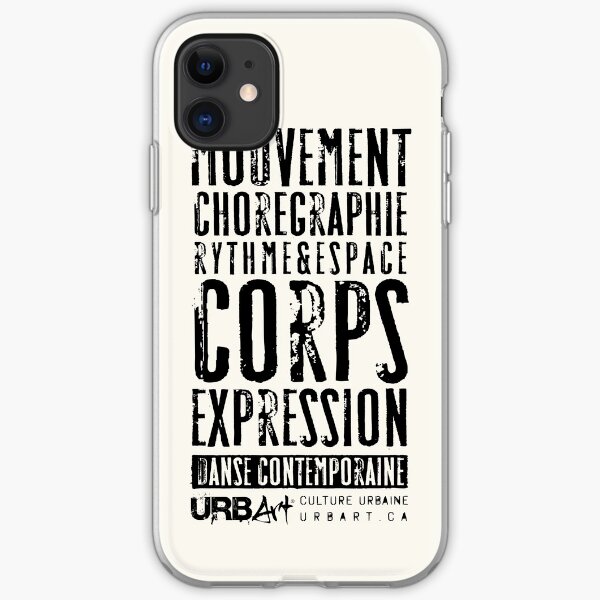 UrbArt® - Danse contemporaine-01 iPhone Soft Case