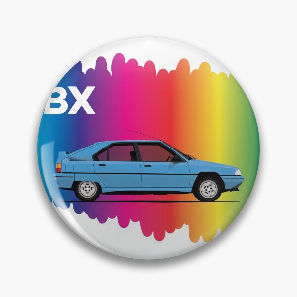 Item preview, Light blue BX on colourfully background designed and sold by knappidesign.