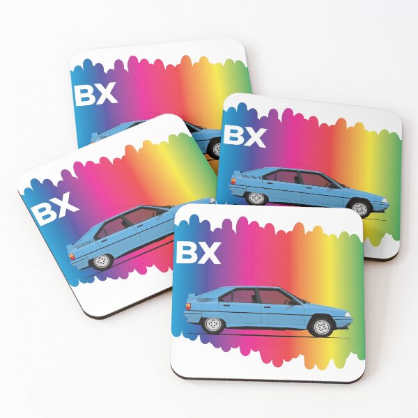 Item preview, Light blue BX on colourfully background designed and sold by knappidesign.