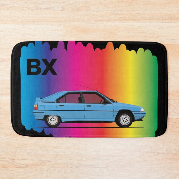 Item preview, Light blue BX on colourfully background designed and sold by knappidesign.
