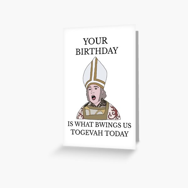 Princess Bride Birthday Card Greeting Card