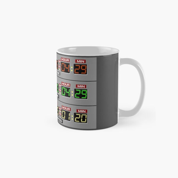 Mug retour vers le futur - Time Machine Plan