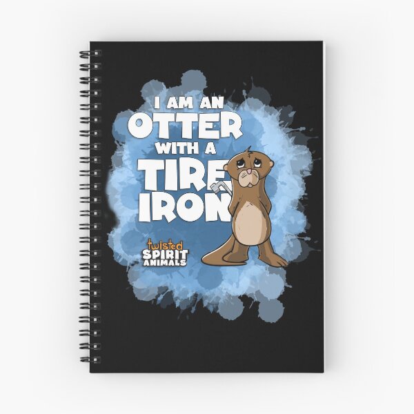 Item preview, Otter with a Tire Iron Twisted Spirit Animals designed and sold by DangerBearInd.