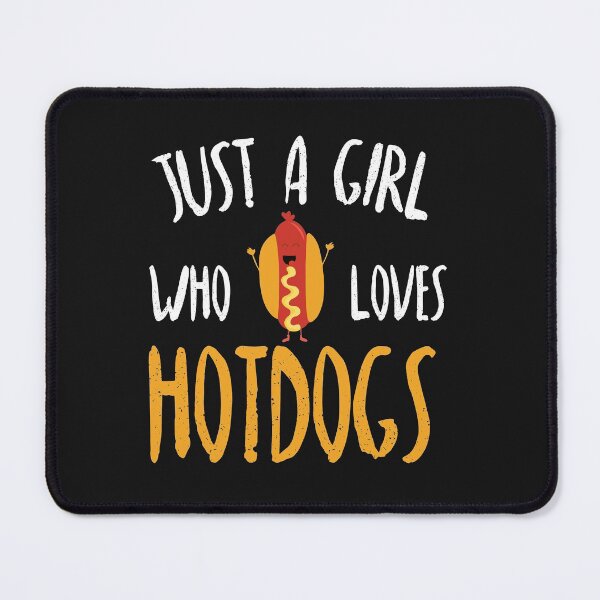 Item preview, Just Who Loves Hotdogs Funny gift for girls designed and sold by goodprints shop.