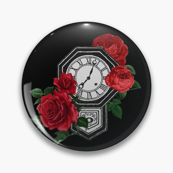 Item preview, Clock and Roses designed and sold by Pr1ncessM.