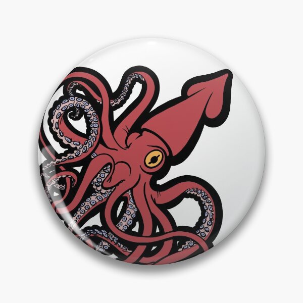 Item preview, Red Giant Squid Architeuthis flat color designed and sold by RJKpoyp.
