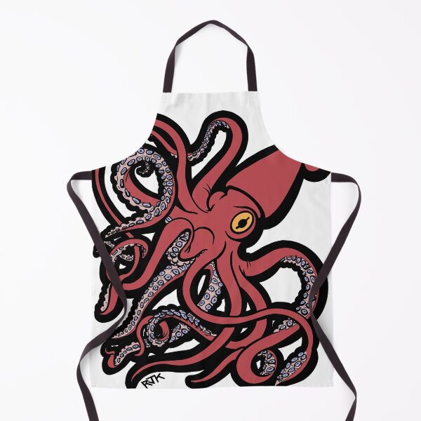 Item preview, Red Giant Squid Architeuthis flat color designed and sold by RJKpoyp.