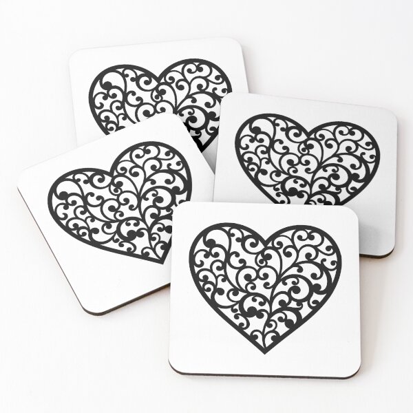 Item preview, .Minimalist Art Of Black Heart. designed and sold by HybridoStore.