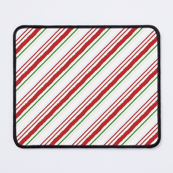 Item preview, Candy Cane Grunge Stripes Seamless Christmas Pattern designed and sold by tronictees.