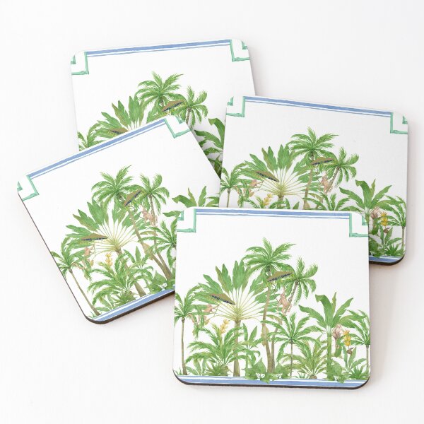 Item preview, Chinoiserie monkeys paradise tropical designed and sold by Yunihadi.