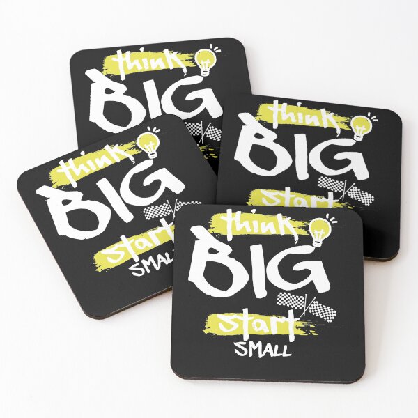 Item preview, Think Big Start Small Motivational quote gift for friend designed and sold by OUSSAMAVIP.