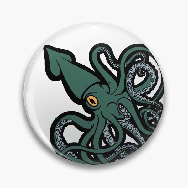Item preview, Green Giant Squid Architeuthis flat color designed and sold by RJKpoyp.