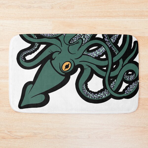 Item preview, Green Giant Squid Architeuthis flat color designed and sold by RJKpoyp.