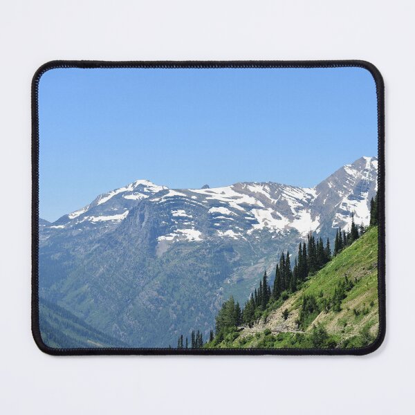 Item preview, Going-to-the-Sun Road Overlooking a Valley Surrounded by Snow Dusted Mountains, Glacier National Park, Montana designed and sold by breannehope.