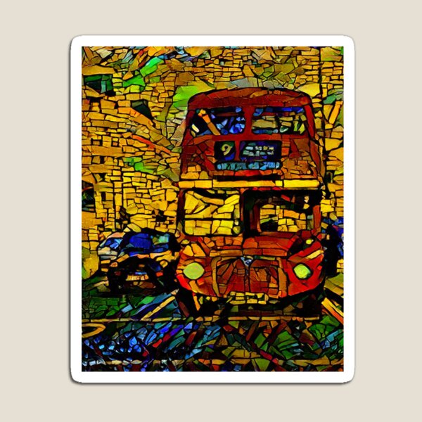 Item preview, London Red Bus Mosaic Style  designed and sold by Haloproductions.