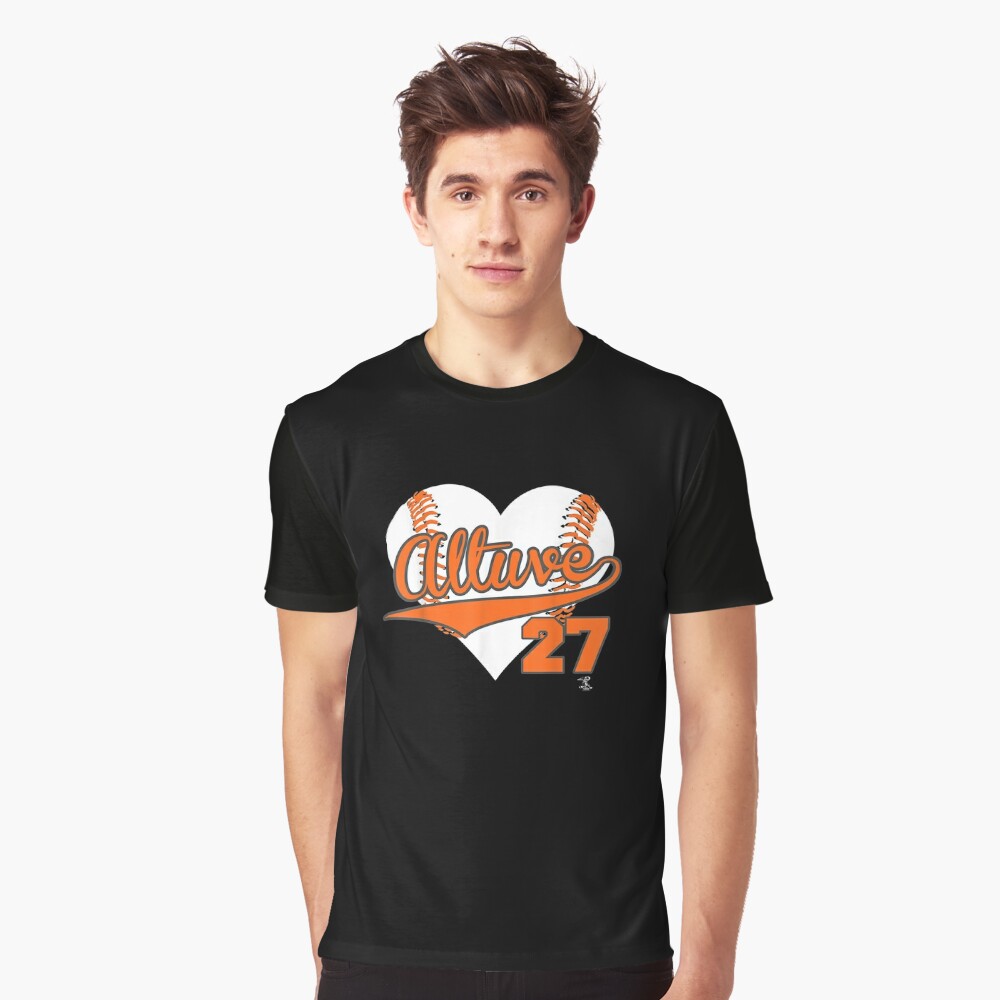 Jose Altuve Baseball Heart T-Shirt – Apparel – Teezou Store