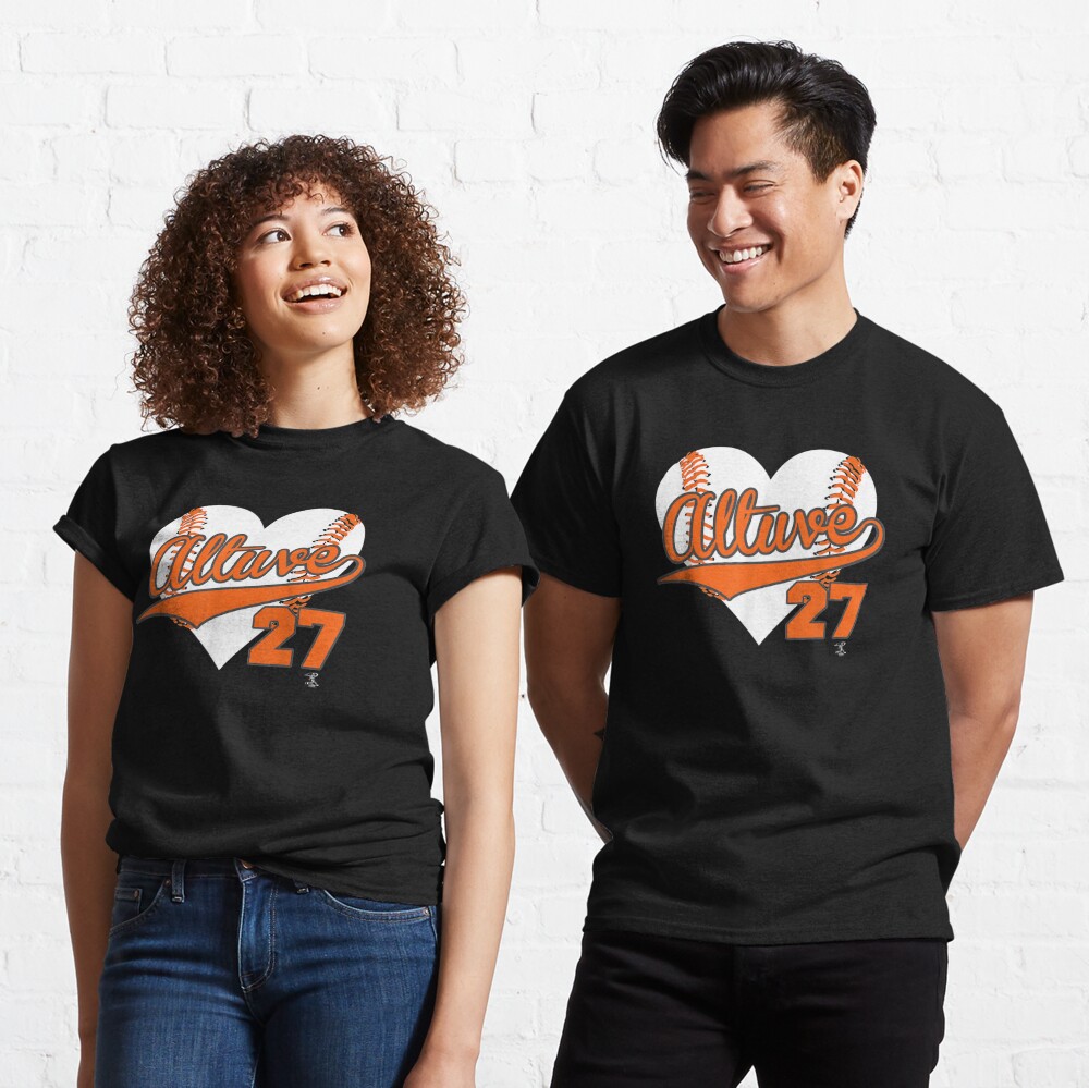 Jose Altuve Baseball Heart T-Shirt – Apparel – Teezou Store