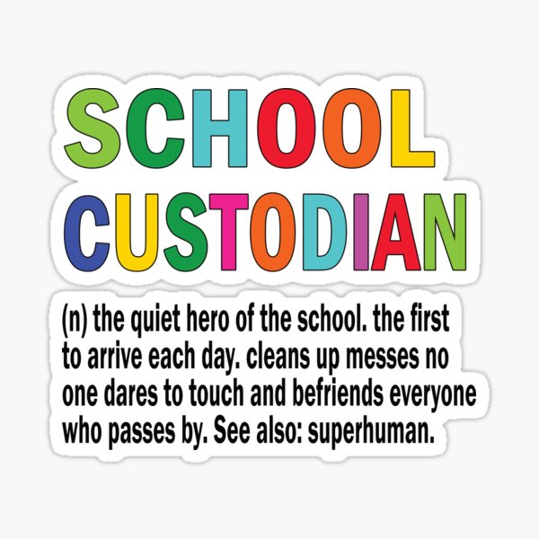 Item preview, School Custodian Squad School Janitor Appreciation designed and sold by Pukiart.