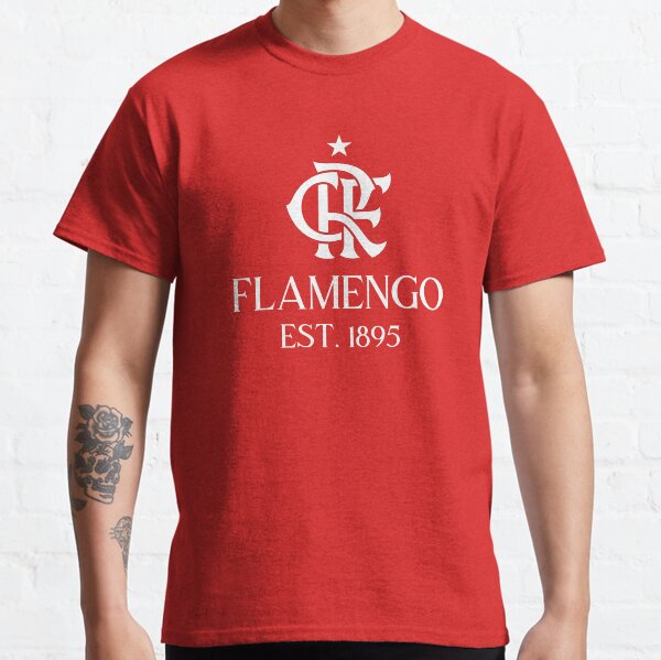 Camiseta do Flamengo FC Rubro Negro Blusa Mengão - Braziline